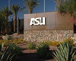 ASU entrance sign