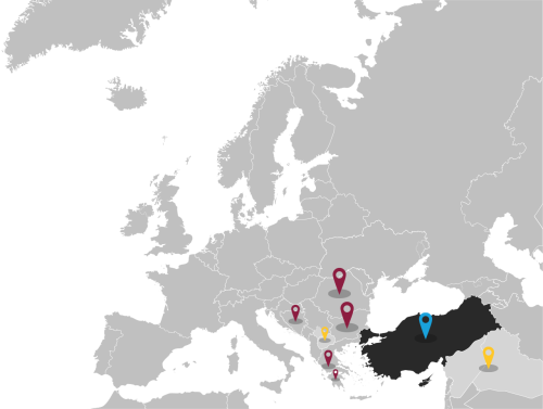 Map of Turkish Language Areas