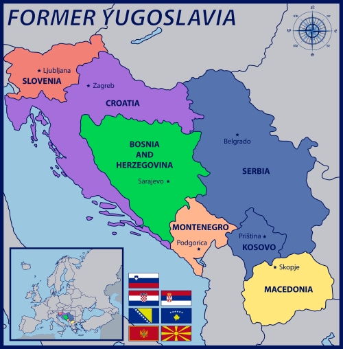 Map of Yugoslavia