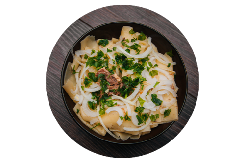 Beshbarmak dish