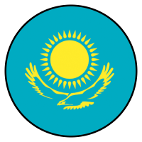 Kazakh Circle Flag