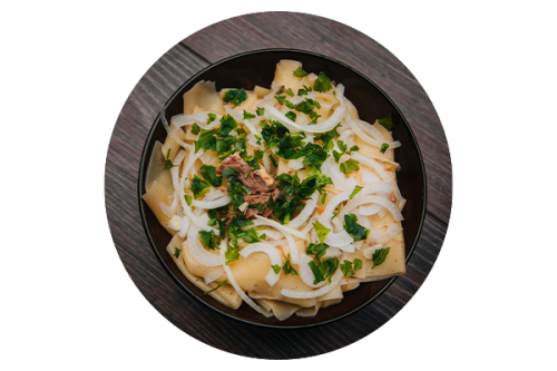Beshbarmak dish